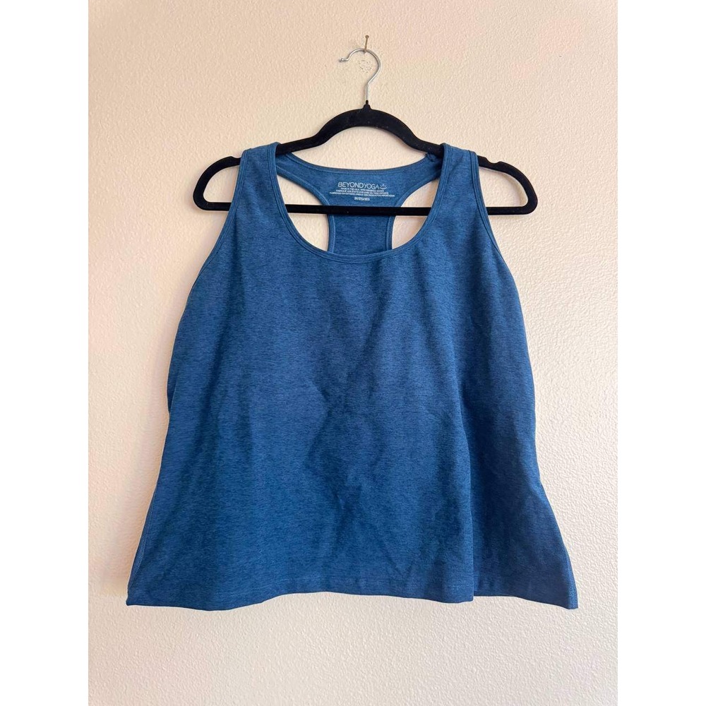 Beyond Yoga Teal Spacedye Full Tank 3X Athleisure Quiet Luxury Gym Yoga Y2K